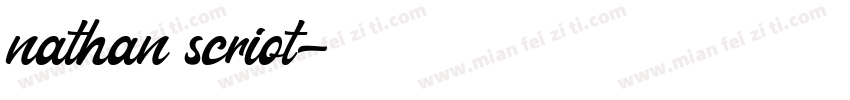 nathan scriot字体转换